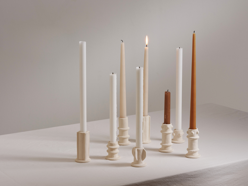 SERAX MOLLY SVIJEĆNJAK BIJELI VELIKI SET