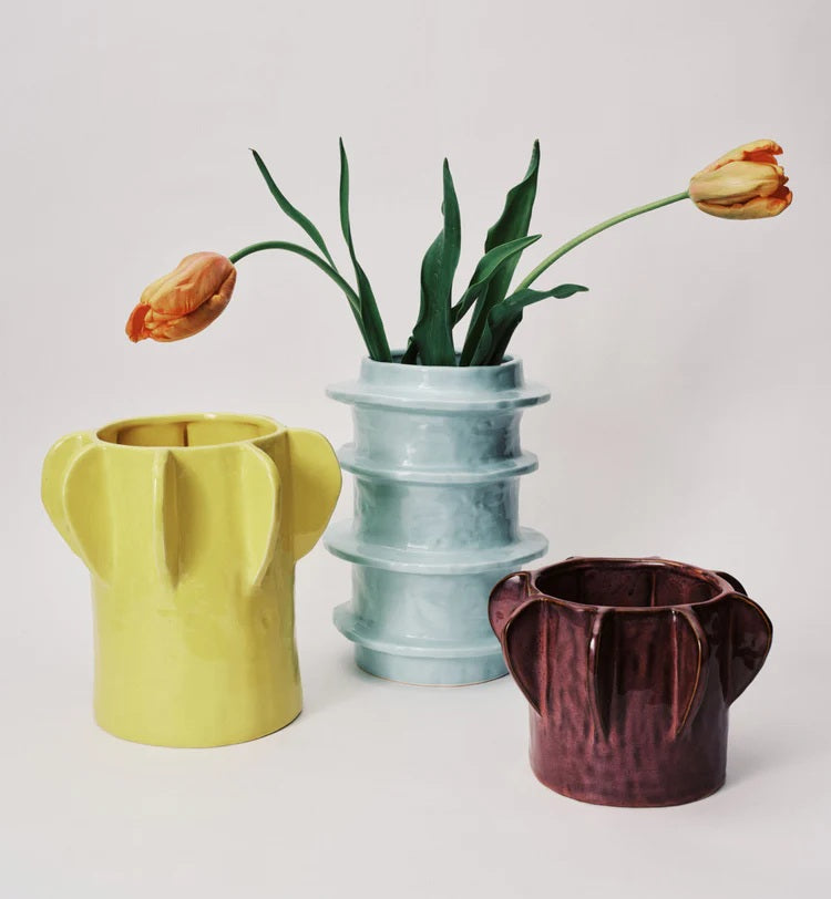 SERAX MOLLY TEGLA VAZA ŽUTA