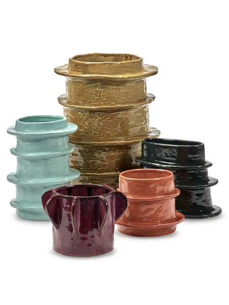 SERAX MOLLY TEGLA VAZA NARANČASTA