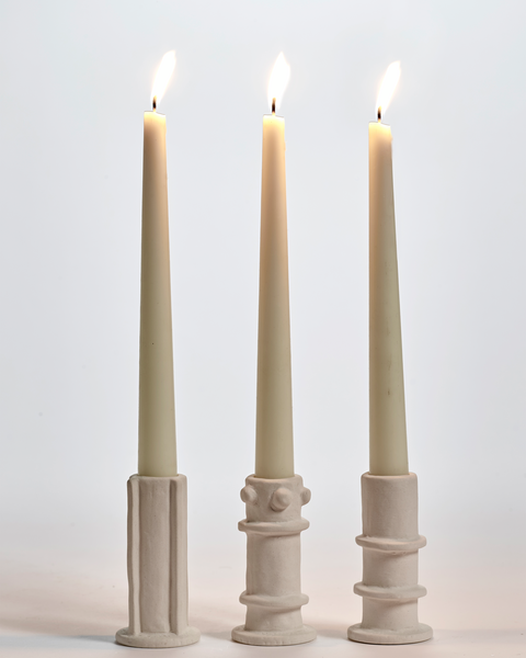 SERAX MOLLY SVIJEĆNJAK BIJELI VELIKI SET