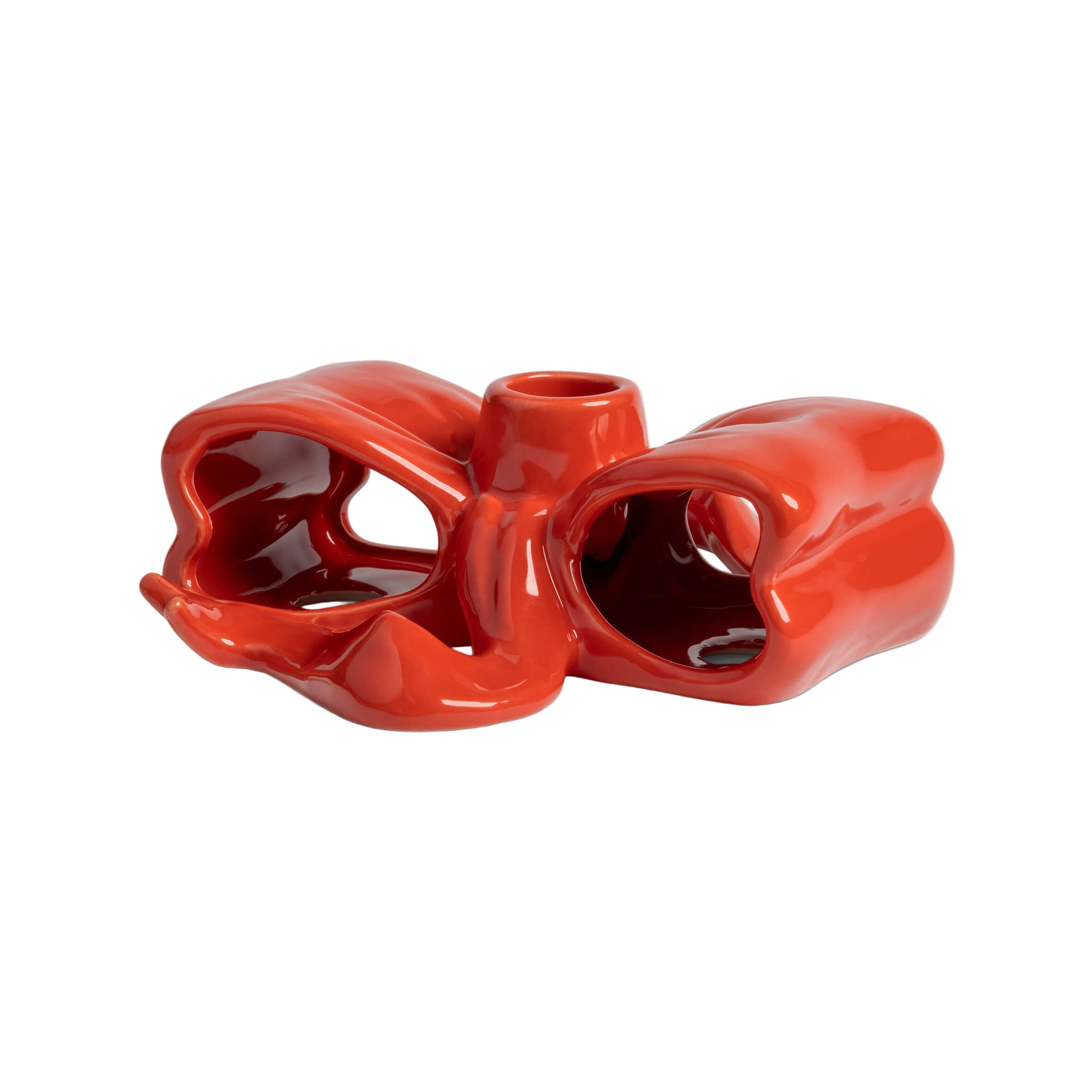 &KLEVERING SVIJEĆNJAK RIBBON CRVENA