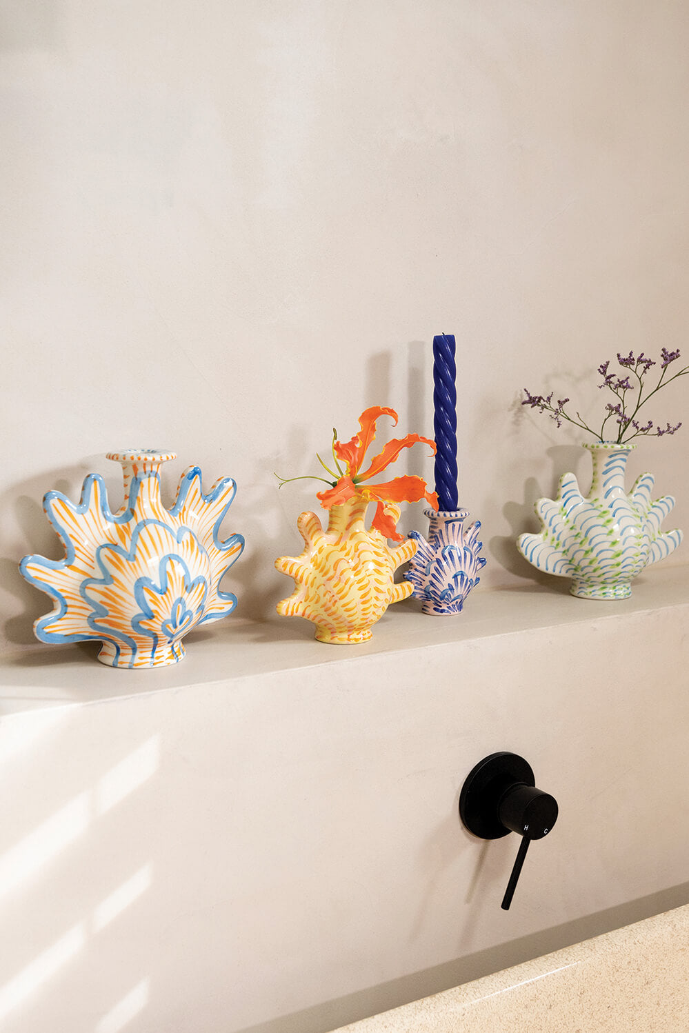 &KLEVERING SVIJEĆNJAK VAZA SHELLEGANCE