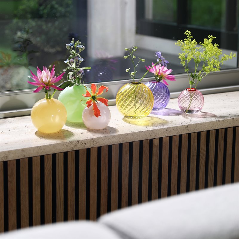 &KLEVERING VAZA SPIRAL ROZA