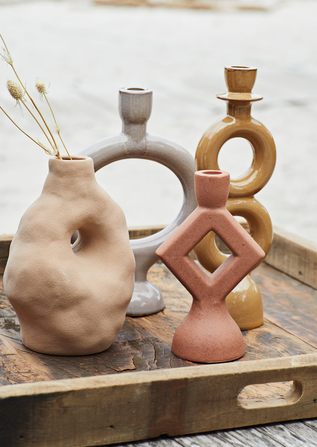 MADAM STOLTZ KERAMIČKI SVIJEĆNJAK